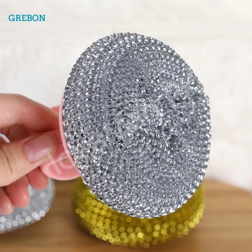 handled-stainless-steel-scrubber-with-plastic-grip-for-heavy-duty-kitchen-pot-pan-and-dish-cleaning-product-image