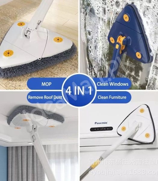 triangle-extendable-cleaning-mop-with-360-rotatable-squeeze-mop-with-telescopic-handle-for-floor-window-kitchen-toilet-cleaning-product-image