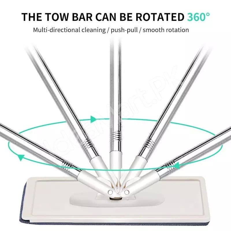 magic-flat-mop-and-bucket-system-with-hands-free-self-squeeze-for-versatile-wet-dry-kitchen-and-home-floor-cleaning-product-image