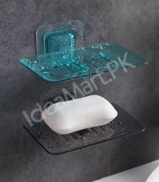 self-draining-soap-holder-wall-mounted-soap-dish-tray-for-bathroom-creative-soap-dish-with-drainage-product-image