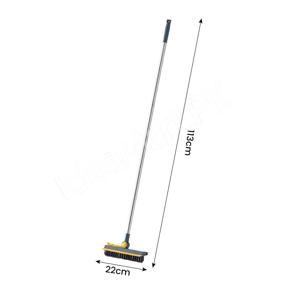 3-in-1-v-shape-stiff-bristle-scrub-brush-with-long-adjustable-handle-scraper-for-floor-grout-wall-cleaning-product-image