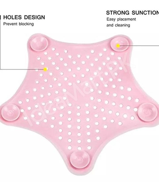 star-shaped-silicone-drain-stopper-for-bathroom-kitchen-drain-filter-bath-plug-plunger-strainer-product-image