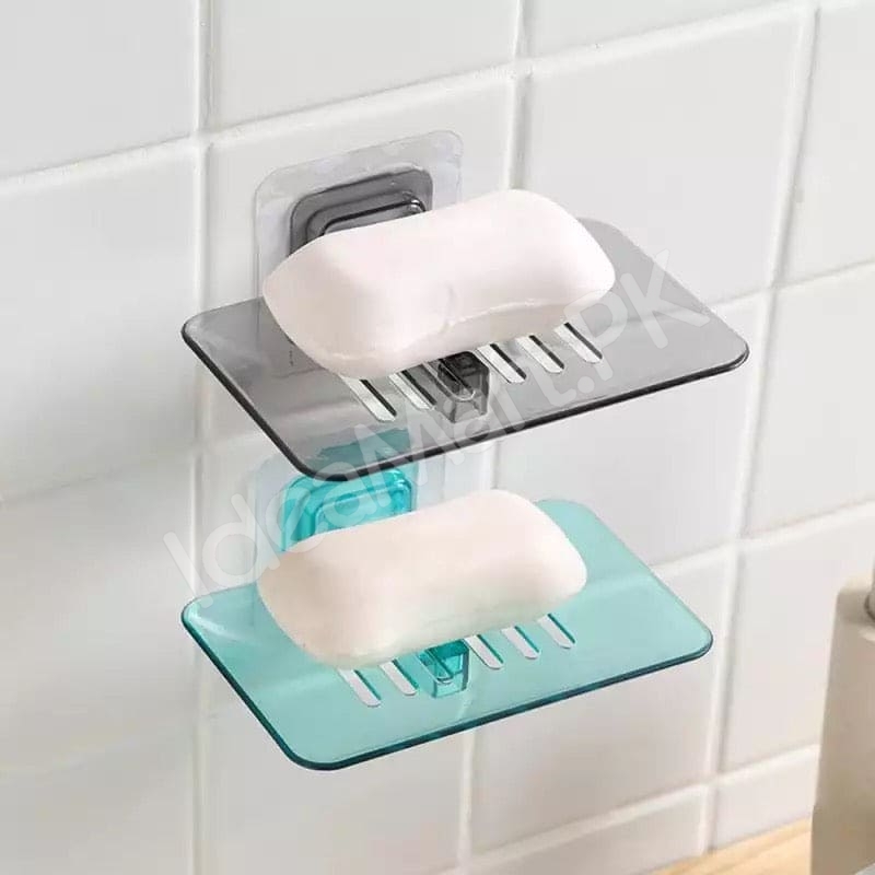self-draining-soap-holder-wall-mounted-soap-dish-tray-for-bathroom-creative-soap-dish-with-drainage-product-image