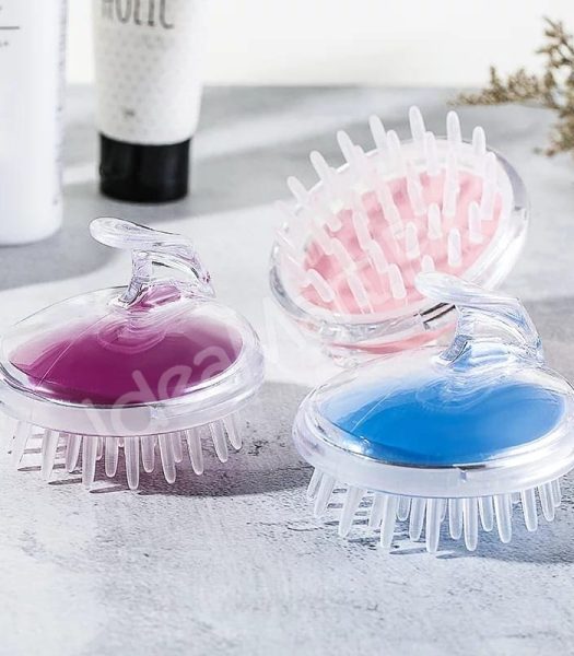 transparent-scalp-brush-silicone-shampoo-head-massager-for-hair-washing-bath-shower-spa-scalp-cleaning-product-image