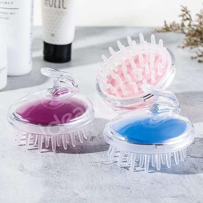 transparent-scalp-brush-silicone-shampoo-head-massager-for-hair-washing-bath-shower-spa-scalp-cleaning-product-image