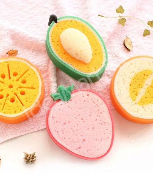 cute-fruit-shaped-dishwashing-sponge-thickened-kitchen-cleaning-dishcloths-and-bath-scrubbing-scouring-pad-for-glass-and-dishes-product-image