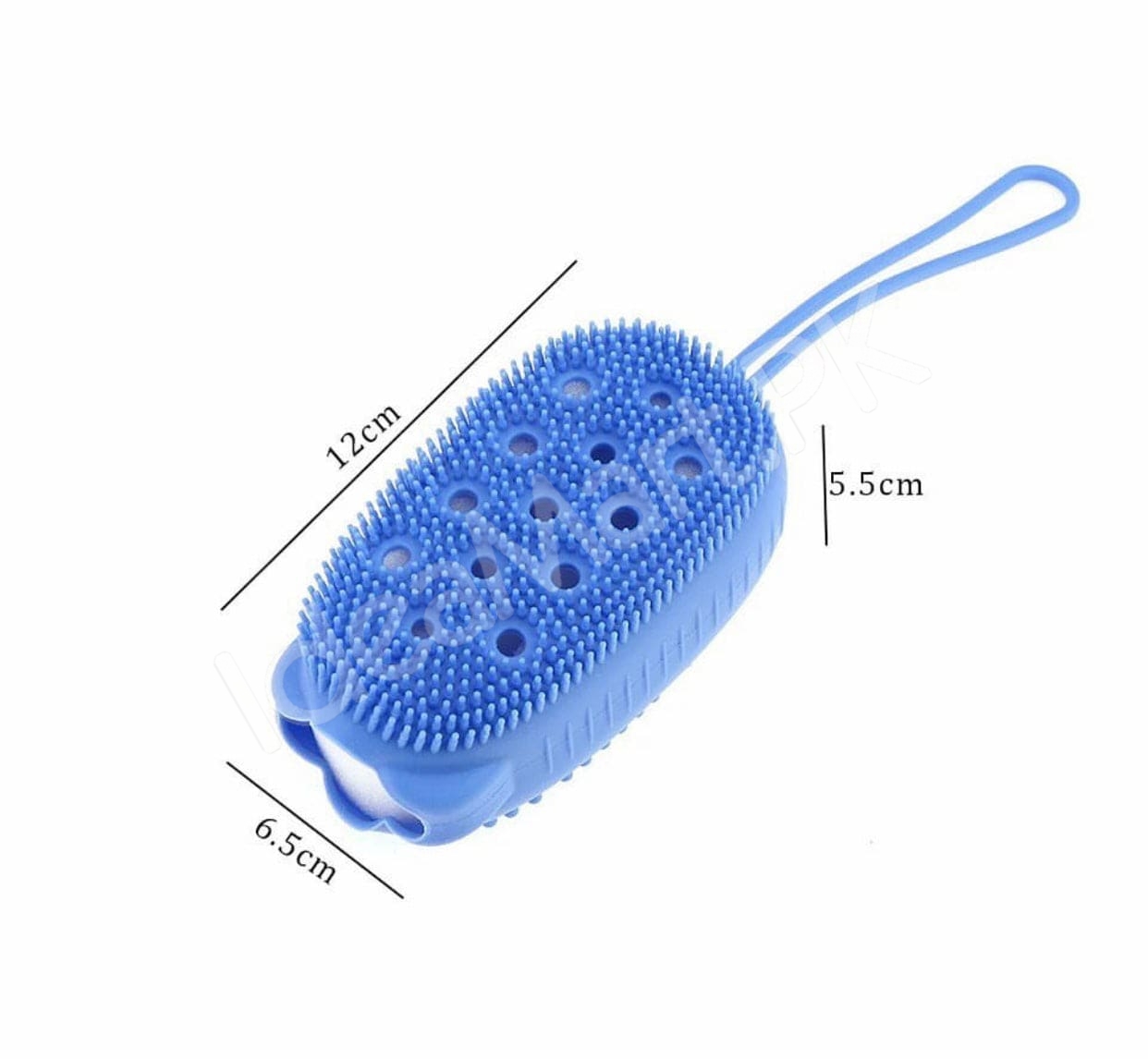silicone-double-sided-bath-brush-with-soap-holder-soft-bristles-for-full-body-cleaning-spa-and-baby-shower-product-image