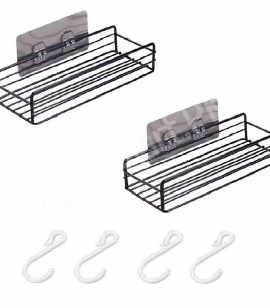 no-drill-adhesive-metal-wire-storage-shelf-and-organizer-basket-for-bathroom-kitchen-and-toilet-paper-holder-product-image