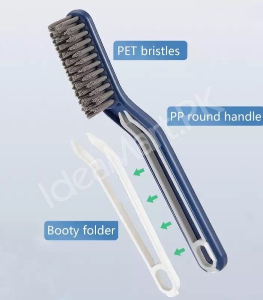 2-in-1-pp-handle-cleaning-brush-with-pet-bristles-and-integrated-hair-pickup-clip-for-bathroom-shower-drain-and-grout-scrubbing-product-image