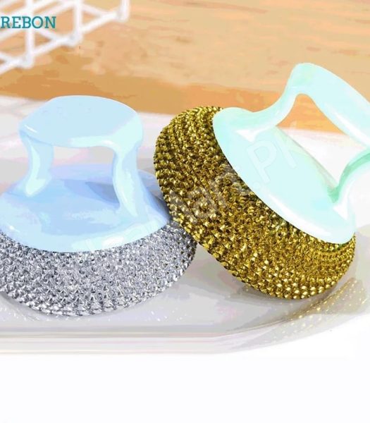 handled-stainless-steel-scrubber-with-plastic-grip-for-heavy-duty-kitchen-pot-pan-and-dish-cleaning-product-image