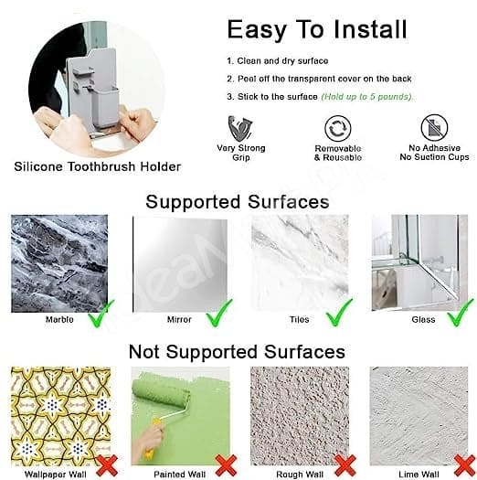 silicone-wall-mounted-holder-multifunctional-organizer-for-toothbrush-shaver-razor-and-bathroom-essentials-product-image