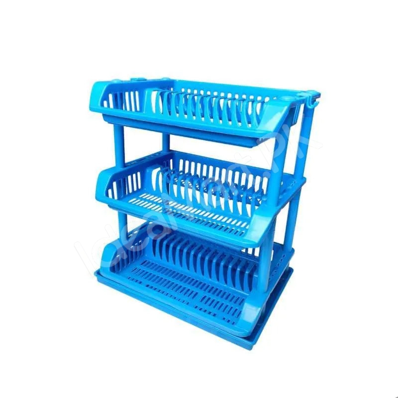 3-layer-plastic-storage-shelf-with-plate-rack-kitchen-and-bathroom-organizer-stackable-corner-shelf-for-household-use-product-image