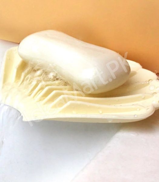 shell-shaped-self-draining-bathroom-soap-dish-for-sink-edge-countertop-quick-drying-product-image