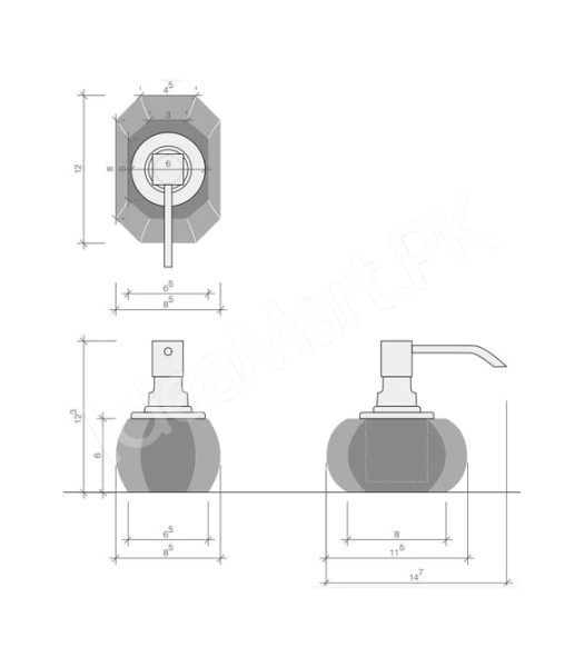 luxury-crystal-cut-glass-liquid-soap-dispenser-with-chrome-pump-for-bathroom-vanity-and-kitchen-countertop-product-image