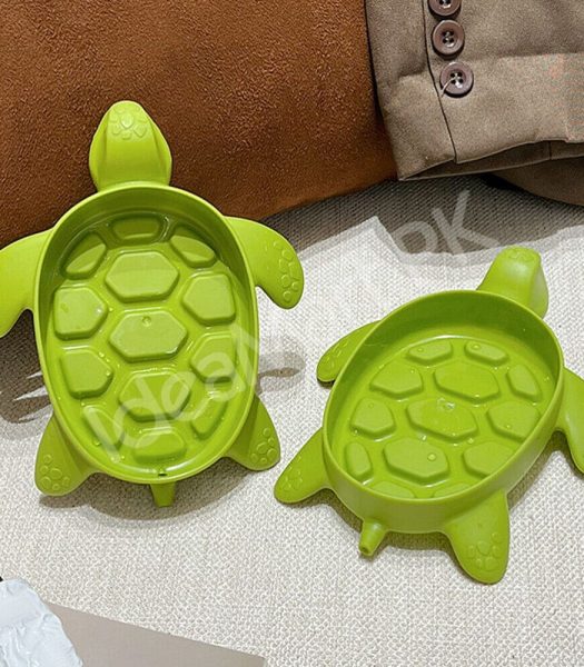 cute-green-slotted-turtle-soap-holder-dish-bathroom-countertop-shower-bar-drainer-product-image